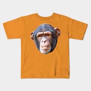 Cute Chimpanzee's face Kids T-Shirt